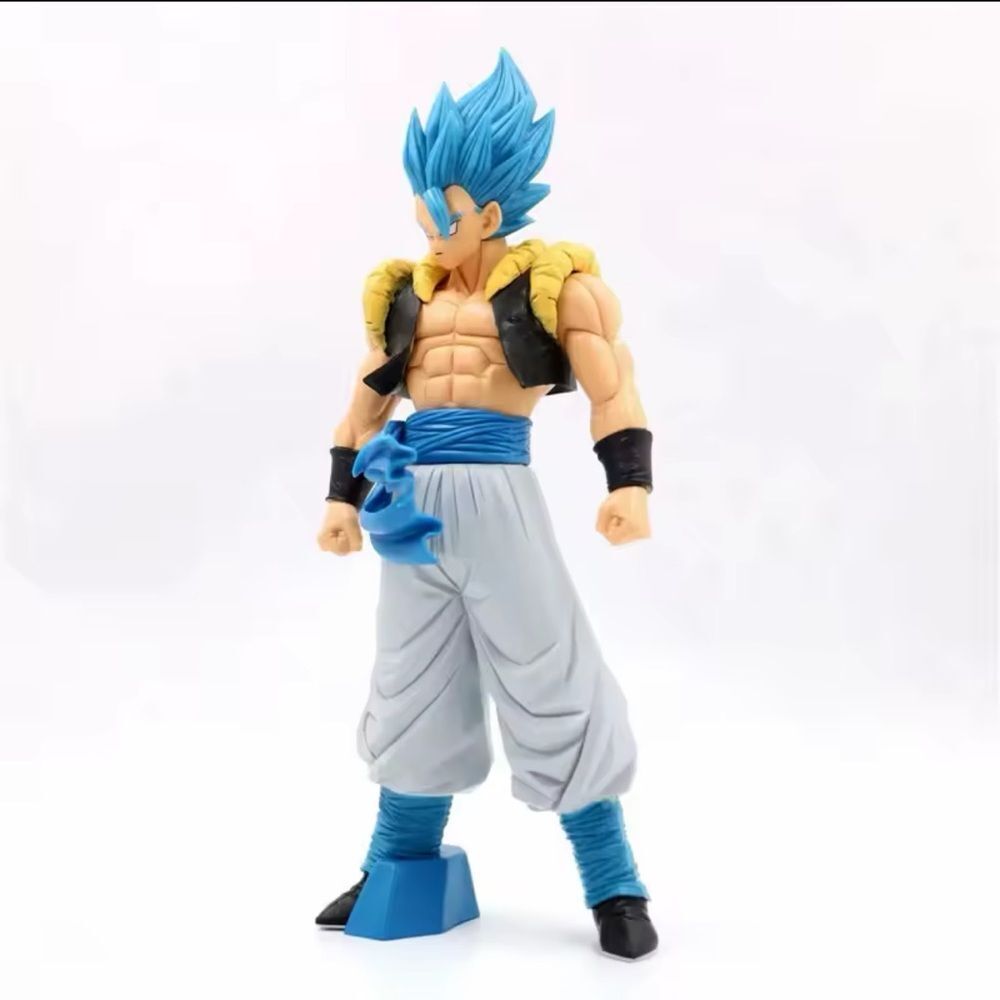 New 31CM Dragon Ball Z Super Saiyan Blue Gogeta Action Figure Anime - Picture 6 of 6